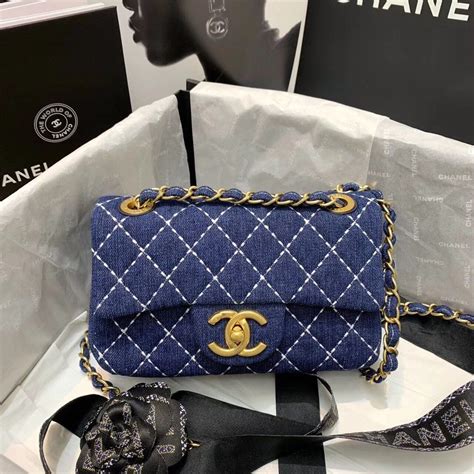 chanel denim bag 2020.